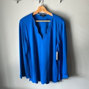 Isaac Mizrahi Blue Women's Top